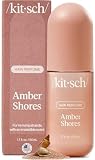 Kitsch Hair Perfume for Women - Amber Shores | Clean, Deodorizing & Patented Odor-Eliminating Technology Hair Spray & Body Mist - Freshen Hair, Body & Pillows - Woody Aquatic Scent - 50mL