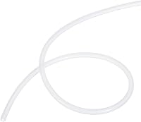 Vista 14 de YOKIVE Tubo de silicona, transferencia de agua, ideal para bomba (transparente, 0.020 x 0.079 in IDxOD, 3.3 ft)