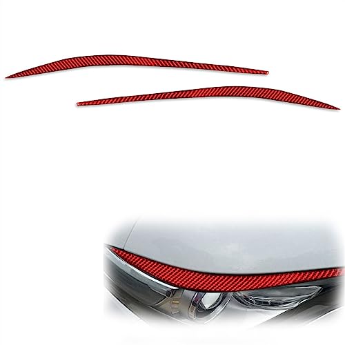 Bandes décoratives phares carbone Alfa Romeo Giulia look dynamique pour vos trajets quotidiens