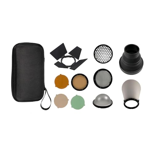 Walimex pro Mover 200 Accessory Kit - 13-teiliges Lichtformer Set für individuelle Blitzergebnisse