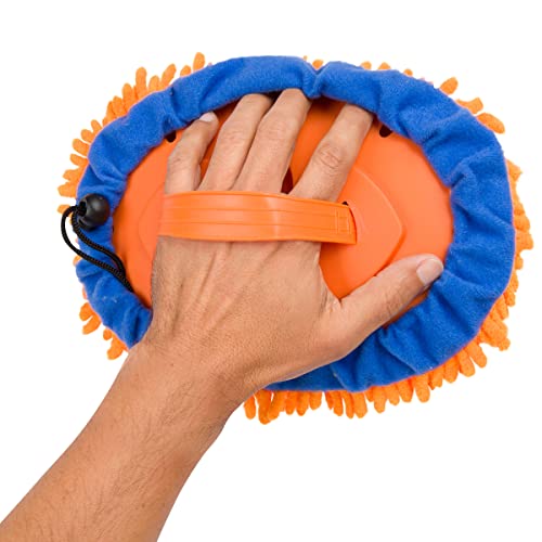 Dusters Killer Car Wash Brush – 2-Pack Soft Microfiber Car Wash Mitt With 48-Inch Extension Handle – Scratch-Free Car Wash Mop For Cleaning, Washing And Detailing – Adjustable Rotation Microfiber Mop #TOP4