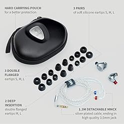 Meze Rai Solo Écouteurs intra-auriculaires filaires | Écouteurs filaires isolants du bruit | Écouteurs ergonomiques en… - Les Beatles, Paul McCartney, John Lennon, RIngo Starr, George Harrison Meze Rai Solo Écouteurs intra-auriculaires filaires | Écouteurs filaires isolants du bruit | Écouteurs ergonomiques en… – Image 6