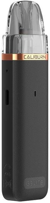 Caliburn G3 Lite POD 2mL Kit (Space Black) Compact and Reliable Vape Device Built in 1200 mAh Battery Last Longer Easy-to-Use Refillable Pods Uwell Vape POD E Cigarettes Kit No Nicotine