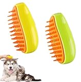 Steamy Cat Brush - 3-in-1 Self-Cleaning Grooming Tool for Cats and Dogs, Cat Steamer Brush for Massage - Removes Tangled And Loose Hair