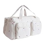 LOHOM Bolsa de pañales para mamá, ligera, acolchada, grande, multifuncional, para viajes, para maternidad y cambio de bebé, para hospital y fin de semana