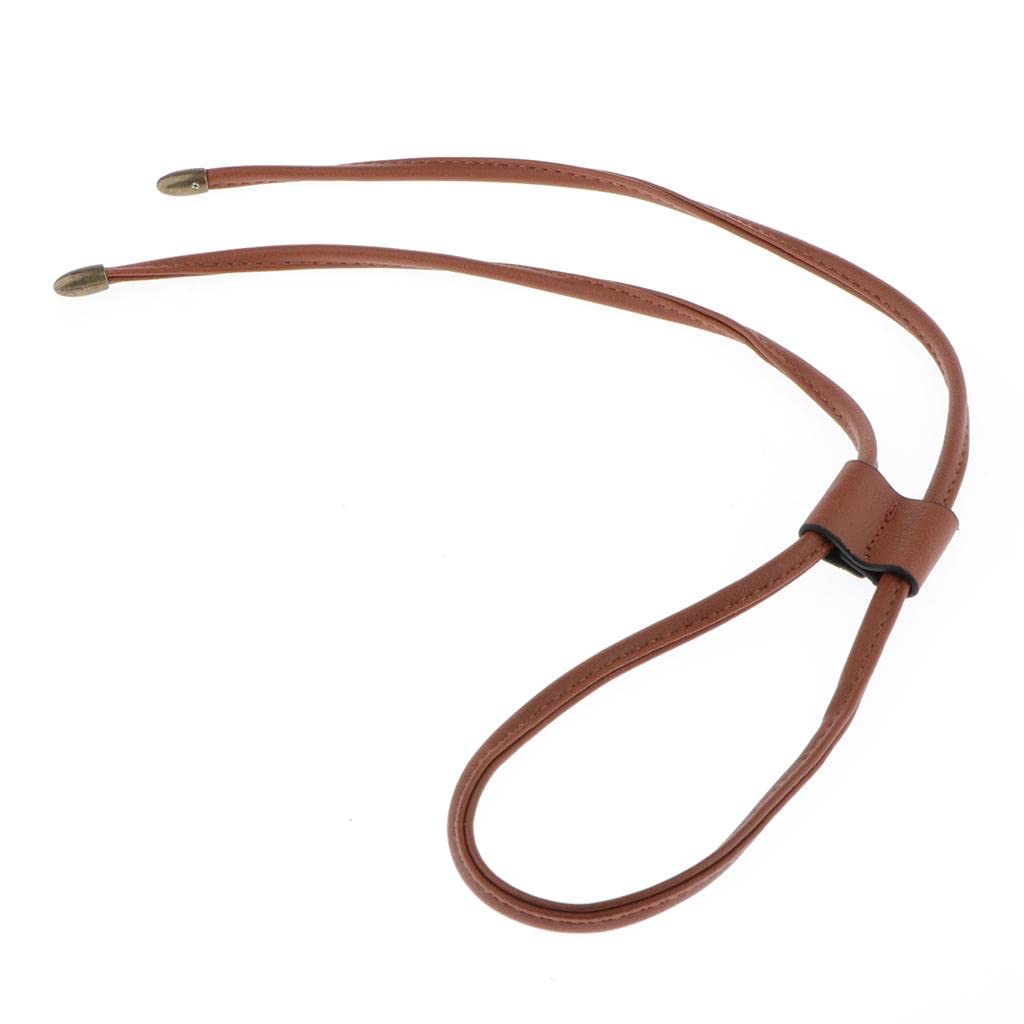 Leather Drawstring Replacement Strap for Bucket Bag Handbag Brown-image-36