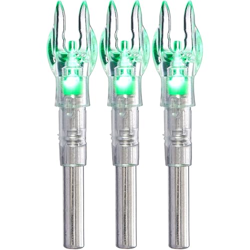 Nockturnal-X Lighted Nock for Arrows with .204 Inside Diameter Including Victory Easton and G-Uni Brands Green