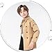 Boys Trench Coat Fashion Vintage Double Breasted Dress Coats Kids Winter Overcoat Boys Classic Peacoat Uniform Jacket
