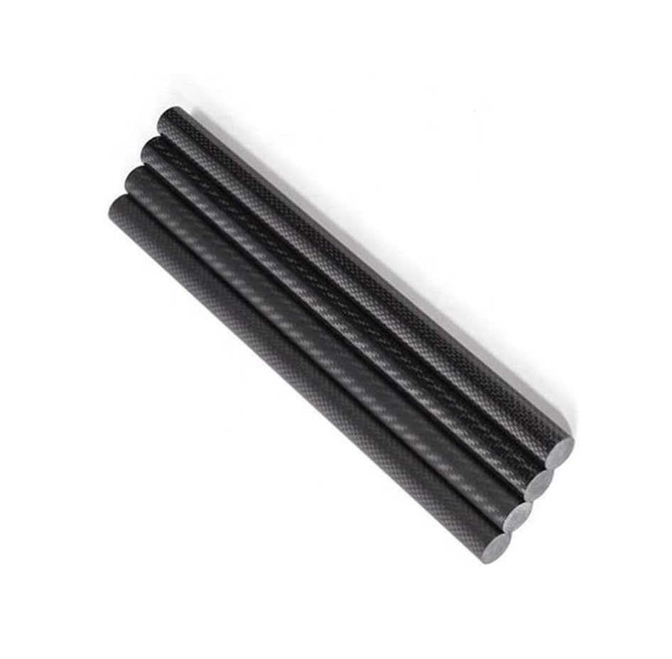 Pręt z włókna węglowego 1000 mm 3K, z litego czystego węgla, o gładkiej, błyszczącej powierzchni (1 opakowanie)(8x1000mmx1pcs)