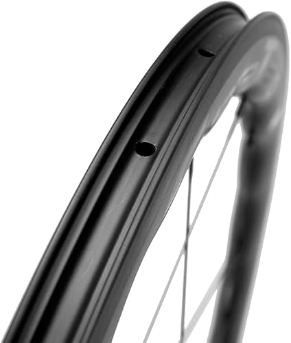 Miniatura 8 de SUPERTEAM Ruedas de carbono para sierra de llanta sin cámara 700c Rueda de bicicleta de carretera 45502.559in