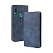 Produktbild LAGUI Kompatible für Huawei Honor 9X Hülle, Leder Flip Case Schutzhülle für Handy mit Kartenfach Stand und Magnet Funktion als Brieftasche, Blau
