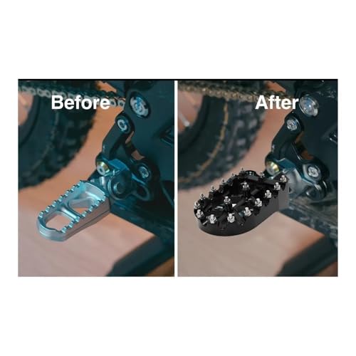 Repose pieds moto Surron renforcés pour éviter la casse sur Sur-Ron Light Bee