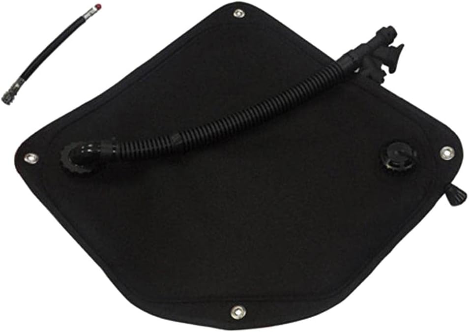 35lbs BCD Wing, Side Mount Buoyancy Control Device, Low Pressure Hose, Dive Gear for Tech Dive, Travel BCD, Nylon Material, Black Color, 16x12inch, LP Hose 16inch