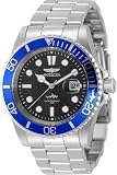 Invicta Pro Diver 50828 - Orologio da uomo, movimento al quarzo, in acciaio inox, quadrante nero, 42 mm