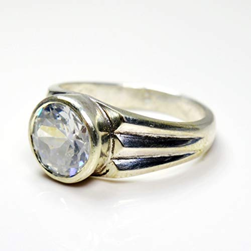 Bague argent 925 et zircon 6 carats éclat diamant d'exception - 3