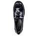 Naturalizer Womens Desmond Tassel Loafer French Navy Patent 10 M