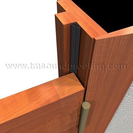 Miniatura 7 de Trademark Soundproofing Junta de goma de silicona I sello insonorizado  Sello de puerta burlete  Tira de sello de puerta eficaz para marco de puerta