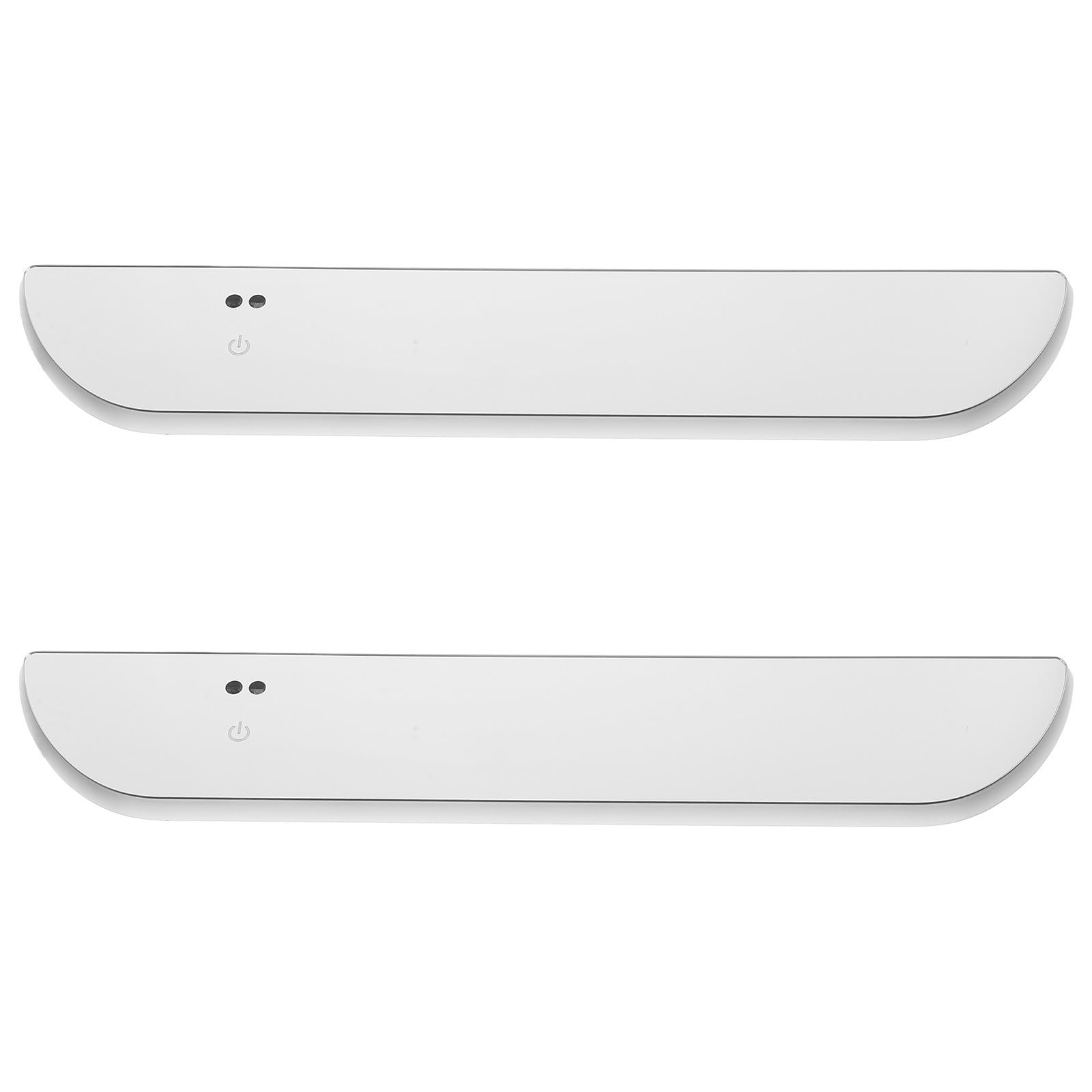 Homoyoyo 2 Piezas Luz de Pedal Iluminada para Coche Luz de Piso para Coche para Umbral de Puerta de Automóvil Plata Acrílico y PC Detección Automática Instalación Fácil para Puerta