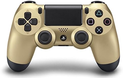 DualShock 4 Wireless Controller for PlayStation 4 - Gold [Import] (Renewed)