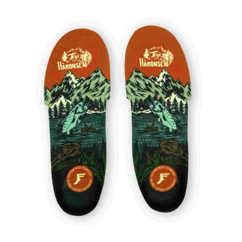FP Insoles Gamechangers Elite Heat Moldable Shoe Inserts-Custom Orthotics for Plantar Fasciitis, Flat Feet & Shock Absorption Arch Support Insoles Men-Terje Haakonsen - Men s 7/7.5, Women s 9/9.5