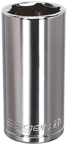 Sealey S0669 WallDrive Socket, 1/2" Square Drive, 13mm Deep , Red