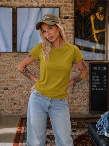 Image of London Hills tops for woman | tshirt for woman | t shirt for womans| tops for women western | western tops for woman's | women t shirt | women tees | gym tshirt for women workout | t shirts Round Neck