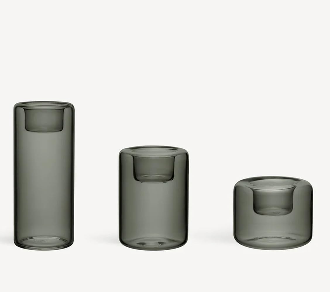 Happy Votive Gray Set Of 3