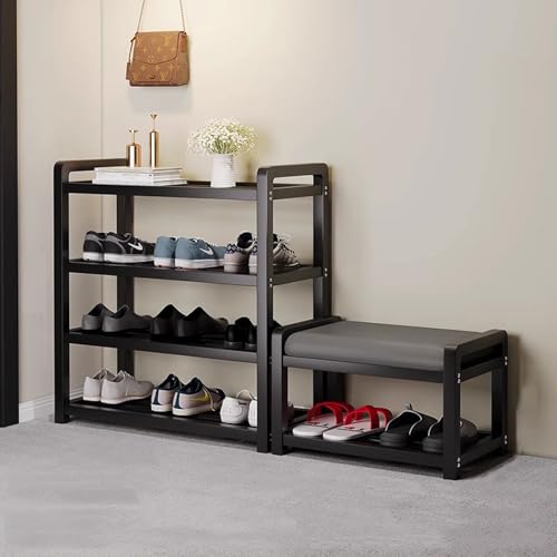 Banc étagère à chaussures d'entrée pour optimiser les petits espaces - 2