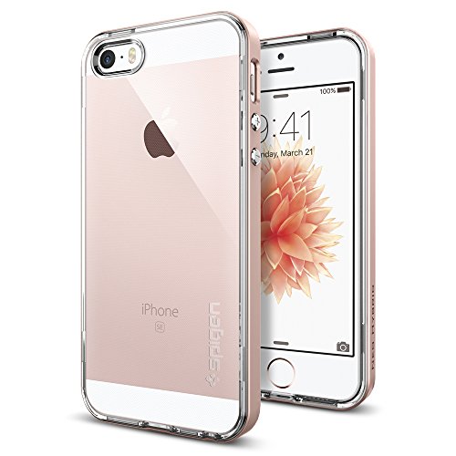 Spigen Neo Hybrid Crystal Designed for Apple iPhone SE Case (2016) - Rose Gold