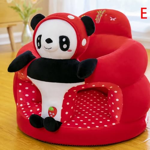 Almofada de pelúcia macia e segura com suporte de bebê, cadeira de sofá, portátil, para sentar, almo