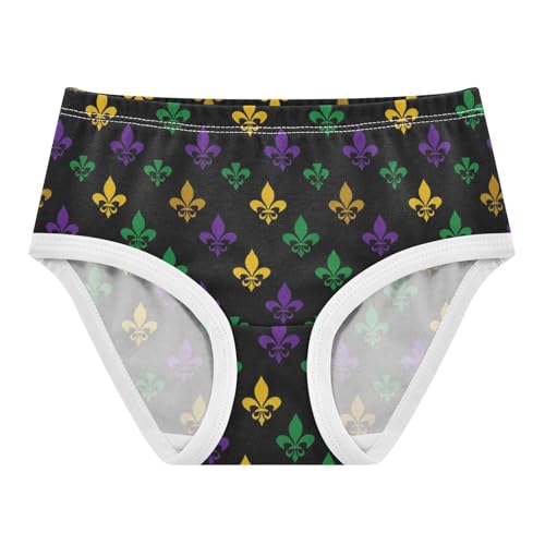 Joisal Cotton Girls Underwear Toddlers Black Symbols Girl Panties Cute Fun Print Briefs Underpants 2t