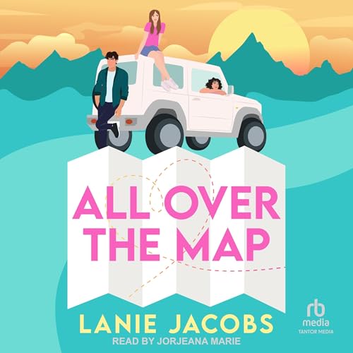All Over the Map Audiolivro Por Lanie Jacobs capa