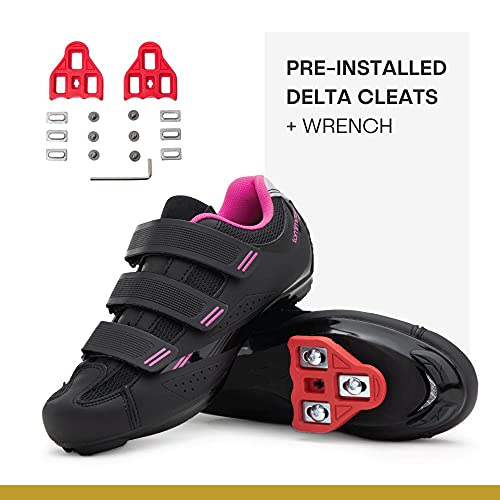 Tommaso Pista All Purpose Ready to Ride Indoor Cycling Shoes Women Bundle - Comfortable, Breathable Spin Shoes Women… - Image 4