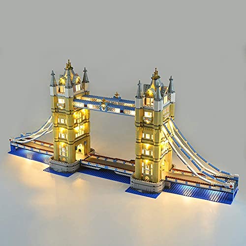 FYHCY Led Beleuchtung Set für Lego 10214 Creator Tower Bridge,LED Licht Beleuchtungsset für Lego 10214(NUR Licht Set…