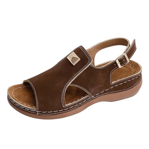 Sandales femme légères orthopédiques chaussures de marche plateforme d'été mules