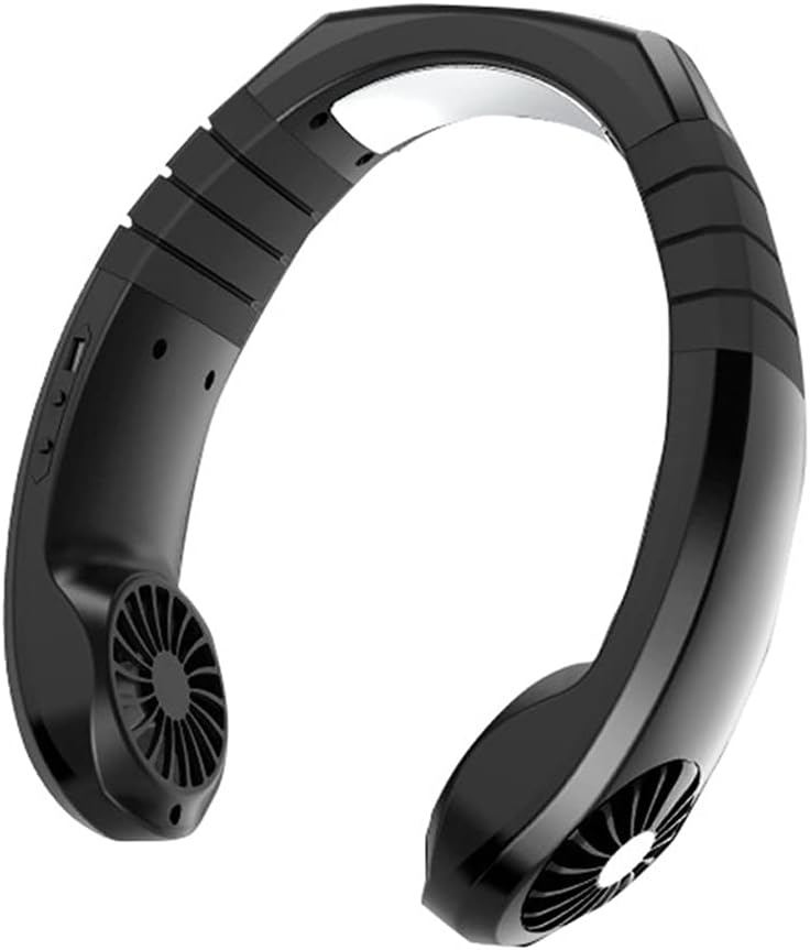 n/a Hands Free Neck Fan,Mini Wearable USB Portable 360°Cooling Lazy Neckband Hanging