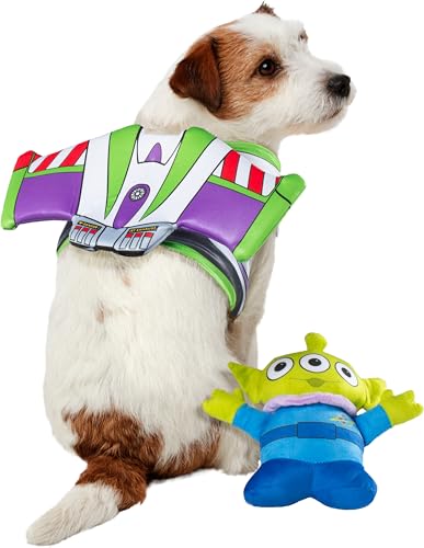 Toy Story: Buzz Lightyear Pet Accessory & Toy Set for For Dogs or Cats by Rubies M/L