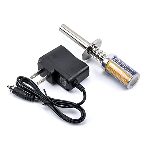 YoungRC HSP Nitro Glow Plug Igniter Starter Tools with Battery Charger for HSP RedCat Nitro Powered 1/8 1/10 RC Car