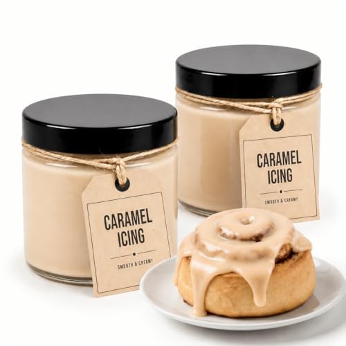 Jimmy the Baker Caramel Icing 2-Pack for Cakes & Cinnamon
