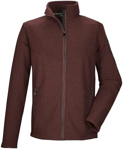 Killtec Herren Fleecejacke mit Stehkragen KOW 75 MN FLC JCKT, mahagoni, 3XL, 43317-000