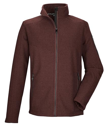 killtec Herren Fleecejacke mit Stehkragen KOW 75 MN FLC JCKT, mahagoni, 3XL, 43317-000