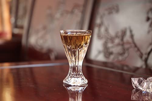 Bothearn Mini Shot Glass Set Of 2-14 Ml Cute Egg Cup With Stem - Gift Box For Tequila Vodka Soju Whiskey Maotai #TOP6