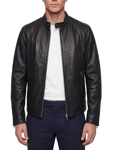 BARONE Giacca Pelle Uomo in vera pelle, giubbotto pelle uomo