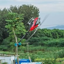Single-Blade Flybarless RC Helicopter for Adults Dual Brushless Motors Direct-Drive 6CH RC 3D Helicopters Fly Upside Down with One Click, All Metal Servo Plane Gifts