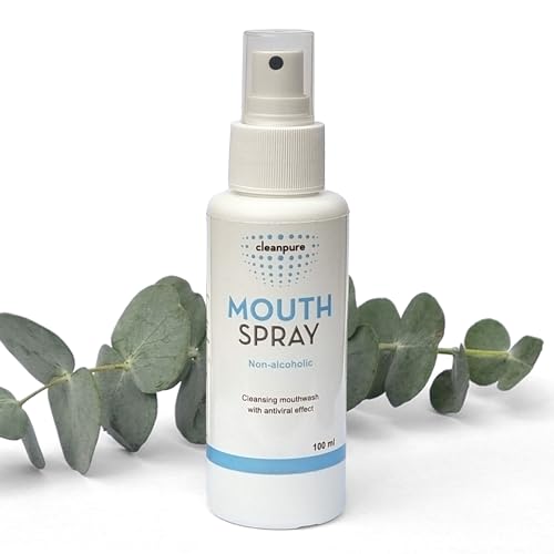 Cleanpure Hypochlorous Mouth Spray Oral Thrush Relief Antimicrobial Protects & Hydrates the Mouth All Natural Alcohol Free (100ml)