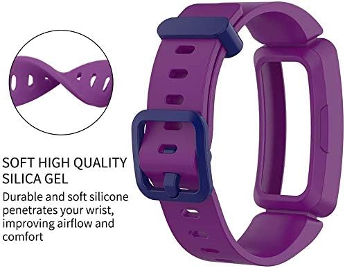 Shieranlee Compatible with Ace 2 Bands for Kids 6+, Soft Silicone Bracelet Accessories Watch Band Repalcement Strap - Image 3