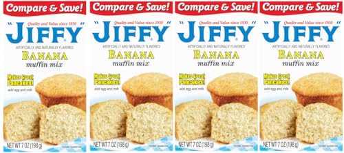 Pack Of 4 Banana Muffin Mix, 7 oz.