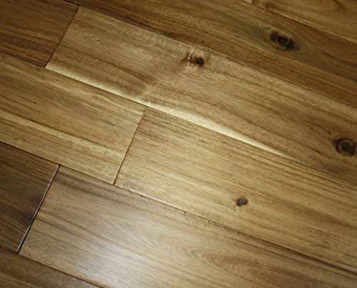 Elk Mountain Acacia Asian Walnut Natural 3/4 X 5" Distressed Solid Hardwood Flooring Af152 Sample #TOP2