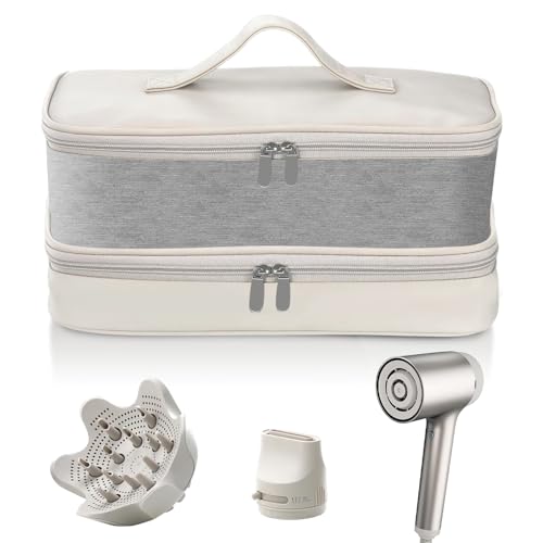 Estuche De Viaje Para Secador De Pelo Dyson Airwrap Shark Flexstyle, Bolsa De Almacenamiento De Piel Sintética Para Secador De Pelo Portátil, Bolsa De Viaje Impermeable Para Accesorios