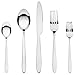 Silverware Set, HardyBlue Inexpensive Stainless Steel Flatware, Service for 4, 20 Pieces Total w/Dessert & Dinner Forks, Dishwasher Safe Utensils Which Are Lightweight Yet Very Sturdy